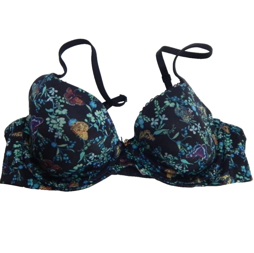 Victoria's Secret Lined Demi Bra Butterfly